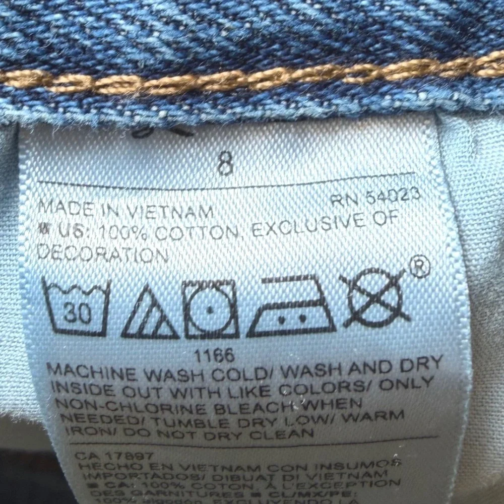 Old Navy Womens Size 8 Boyfriend Denim Cutoff Shorts Blue Distressed Raw Hem